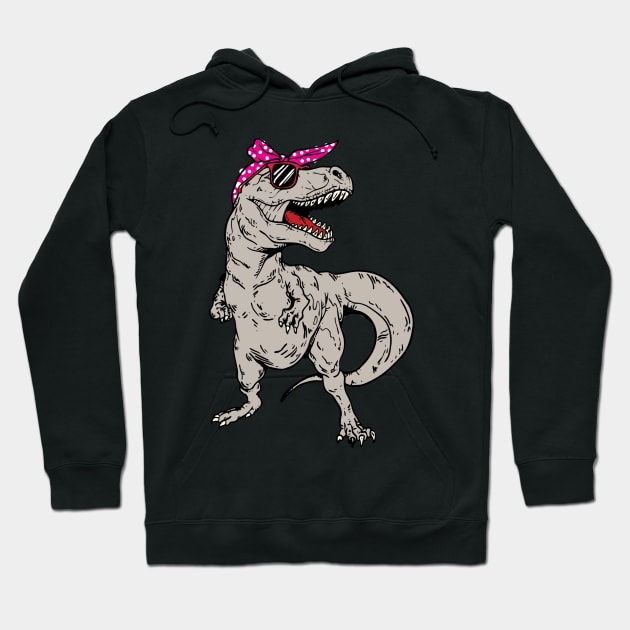 Dinosaur MamaSaurus Dinosaur Shirt Hoodie by DANPUBLIC